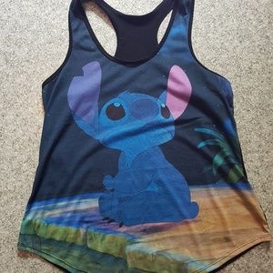Disney Lilo and Stitch black tank top